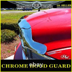 For 2009-2018 Dodge Ram 1500 Chrome Bug Shield Deflector Hood Guard Protector
