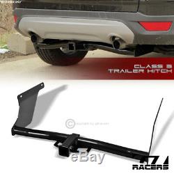 For 2013-2018 Ford Escape Class 3 Round Trailer Hitch Receiver Bumper Towing 2