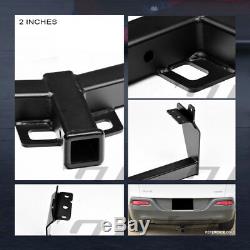 For 2014-2018 Jeep Cherokee Class 3 Matte Black Trailer Hitch Receiver Tow 2