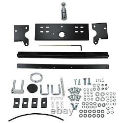 For 2015-2020 Ford F150 30,000 LBS Double Lock Gooseneck Trailer Hitch Kit Black