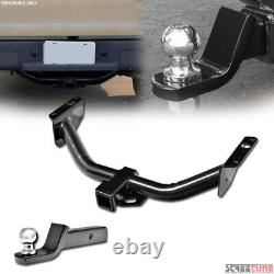 For 83-10 11 Ford Ranger Class 3/III Trailer Hitch Tube+2 Ball Towing Mount Kit