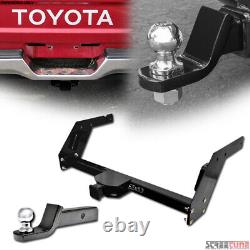 For 84-95 Toyota Pick Up Class 3/III Trailer Hitch Tube+2 Ball Towing Mount Kit