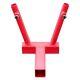 For Jeep Gladiator 20-22 Steinjager Red Baron Hitch Mounted Dual Flag Holder Kit