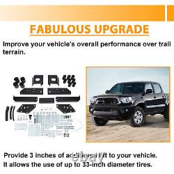 For Toyota Tacoma 2WD 4WD 2005-2015 No Hitch 3 Full Body Lift kit Front & Rear