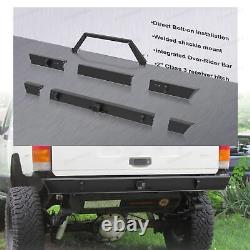 Front & Rear Bumper Kit For 1984-2001 Jeep Cherokee XJ With Hitch Receiver