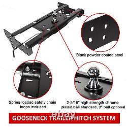Gooseneck Trailer Hitch System Complete Underbed Kit For 1999 -16 Ford F250 F350
