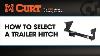 How To Select A Trailer Hitch Curt