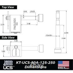 Locking Hitch Pin Kit for 1-1/4 2 2.5 & 3 Receiver KT-UCS-80A-125-250 Series