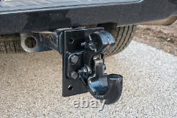 Mounting Plate with 8 Ton Pintle Hitch 2-5/16 Ball for Trailers