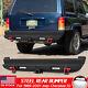 Rear Bumper With Led Light & D-ring Hitch Combo Kit For 1989-2001 Jeep Cherokee Xj