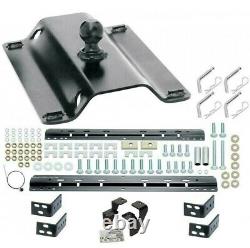 Reese Rail Kit + 25K Gooseneck Hitch For 03-12 Ram 2500 3500 with Overload Springs