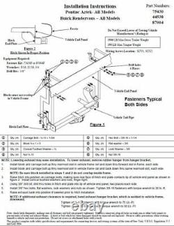 Reese Trailer Tow Hitch For 02-07 Rendezvous 01-05 Aztek with Wiring Harness Kit