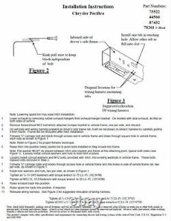 Reese Trailer Tow Hitch For 04-08 Chrysler Pacifica with Wiring Harness Kit