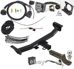 Reese Trailer Tow Hitch For 2024 Ford Ranger w Wiring Harness Kit + 2 Ball Lock