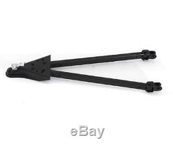 Smittybilt Tow Bar Kit with D-Ring Brackets 87450 Black Vehicles for Jeep
