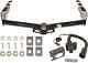 Trailer Hitch & Wiring Kit With 4-way & 7-way For Trailer Brakes & Mount Brackets