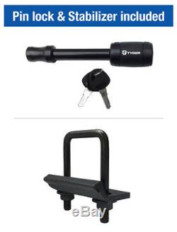 TYGER Hitch Armor Step Kit with Pin Lock & Stabilizer For 2 inch Receiver Only