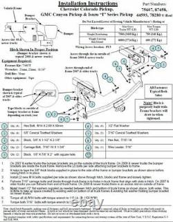 Trailer Hitch For 04-12 Chevy Colorado GMC Canyon 06-08 Isuzu i-Series with Wiring