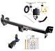 Trailer Hitch For 19-23 Toyota Rav4 With Wiring Kit Hidden Removable 2 Receiver