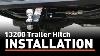 Trailer Hitch Install Curt 13200 On A Toyota Highlander