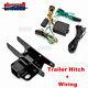Trailer Hitch Kit With Wiring Harness For 2018-19 20 21 2022 2023 Jeep Wrangler Jl