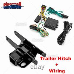 Trailer Hitch Kit With Wiring Harness For 2018-19 20 21 2022 2023 Jeep Wrangler JL