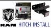 Trailer Hitch Receiver For Ram Truck 1500 Crew Cab Installation