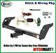 Trailer Hitch & Tow Wiring Kit For 1996-2004 Toyota Tacoma Pickup Class 3 13013