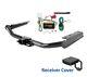 Trailer Hitch & Tow Wiring Kit + Receiver Cover For 2014-2019 Toyota Highlander