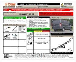 Trailer Hitch & Tow Wiring Kit for 2022-2023 Ram Promaster 1500 2500 3500