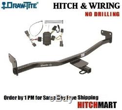 Trailer Hitch & Tow Wiring Kit for KIA Soul Except withLED Taillights, 1 1/4 sq