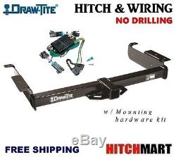 Trailer Hitch & Wiring Kit For 2000-2002 Chevy / Gmc Van 1500 2500 3500 75189