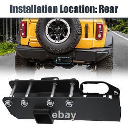 Trailer Tow Hitch Assembly Kit for Ford Bronco 2021-2023 Hitch Receiver Black