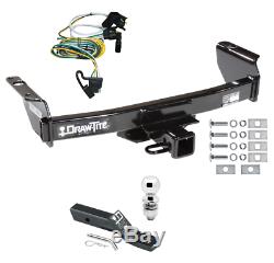 Trailer Tow Hitch For 00-03 Ford Ranger Complete Package with Wiring Kit & 2 Ball
