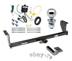 Trailer Tow Hitch For 01-07 Volvo V70 XC70 PKG with Wiring Draw Bar Kit + 2 Ball