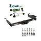 Trailer Tow Hitch For 03-22 Chevy Express Gmc Savana 1500 2500 3500 Withwiring Kit