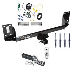 Trailer Tow Hitch For 07-18 BMW X5 Complete Package with Wiring Kit & 2 Ball