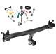 Trailer Tow Hitch For 08-16 Volvo Xc70 All Styles Receiver + Wiring Harness Kit