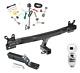 Trailer Tow Hitch For 08-16 Volvo Xc70 Complete Package With Wiring Kit & 2 Ball