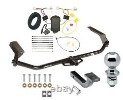 Trailer Tow Hitch For 09-16 Toyota Venza PKG with Wiring Draw Bar Kit and 2 Ball