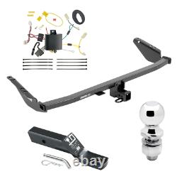 Trailer Tow Hitch For 11-14 Toyota Sienna (15-20 SE ONLY) Wiring Kit & 2 Ball