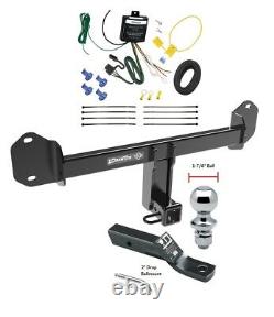 Trailer Tow Hitch For 11-22 BMW X3 Complete Package with Wiring Kit & 1-7/8 Ball