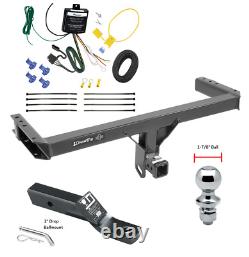 Trailer Tow Hitch For 13-17 Audi Q5 Complete Package with Wiring Kit & 1-7/8 Ball