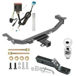 Trailer Tow Hitch For 13-18 Acura RDX Complete Package with Wiring Kit & 2 Ball