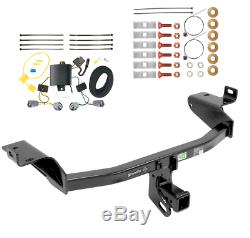Trailer Tow Hitch For 14-18 Jeep Cherokee All Styles with Wiring Harness Kit
