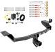 Trailer Tow Hitch For 14-18 Jeep Cherokee All Styles With Wiring Harness Kit