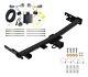 Trailer Tow Hitch For 14-18 Jeep Cherokee Trailhawk With Wiring Harness Kit New