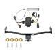 Trailer Tow Hitch For 14-18 Kia Soul Without Led Taillights + Wiring Harness Kit