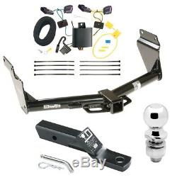 Trailer Tow Hitch For 14-20 Dodge Durango Complete Package Wiring Kit & 2 Ball