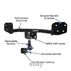 Trailer Tow Hitch For 14-21 Grand Cherokee 22-23 WK Hidden Receiver withWiring Kit